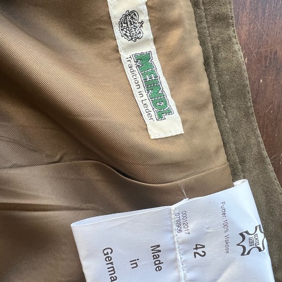 long (maxi) suede skirt from Germany. Size 42 (8/10) - Picture 4 of 5